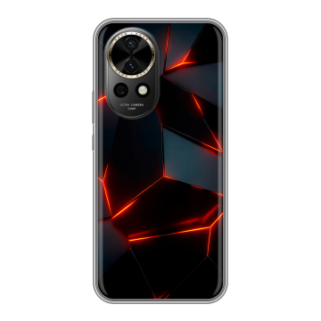 Силиконовый чехол на Huawei Nova 12 Pro с принтом Яркие абстракции Силиконовый чехол на Huawei Nova 12 Pro с принтом Яркие абстракции