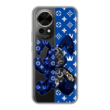 Силиконовый чехол на Huawei Nova 12 Pro с принтом Луи робот Силиконовый чехол на Huawei Nova 12 Pro с принтом Луи робот