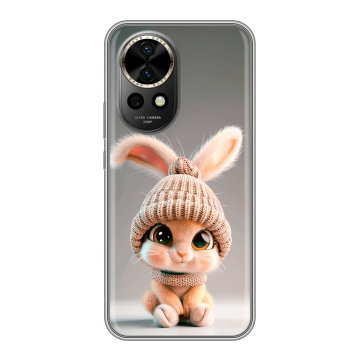 Силиконовый чехол на Huawei Nova 12 Pro с принтом Кролик