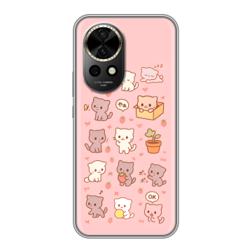 Силиконовый чехол на Huawei Nova 12 Pro с принтом Hello Kitty Хелоу Кити Силиконовый чехол на Huawei Nova 12 Pro с принтом Hello Kitty Хелоу Кити