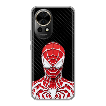 Силиконовый чехол на Huawei Nova 12 Pro с принтом человек паук spiderman Силиконовый чехол на Huawei Nova 12 Pro с принтом человек паук spiderman
