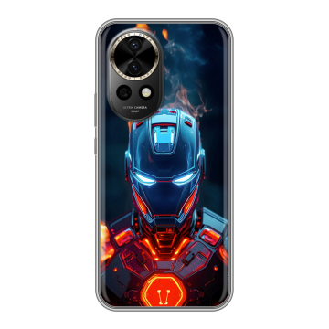 Силиконовый чехол на Huawei Nova 12 Pro с принтом IronMan Железный человек Силиконовый чехол на Huawei Nova 12 Pro с принтом IronMan Железный человек