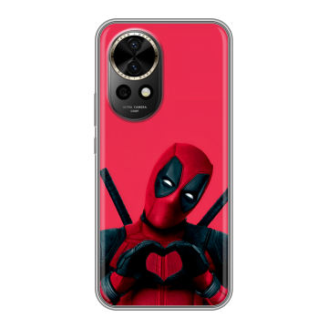 Силиконовый чехол на Huawei Nova 12 Pro с принтом Дедпул Deadpool Силиконовый чехол на Huawei Nova 12 Pro с принтом Дедпул Deadpool