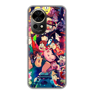 Силиконовый чехол на Huawei Nova 12 Pro с принтом Gravity Falls Гравити Фолз Силиконовый чехол на Huawei Nova 12 Pro с принтом Gravity Falls Гравити Фолз