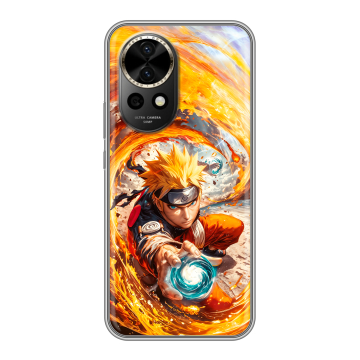 Силиконовый чехол на Huawei Nova 12 Pro с принтом Аниме Наруто Naruto