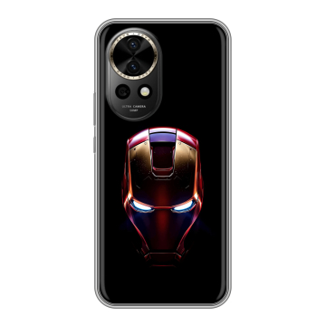 Силиконовый чехол на Huawei Nova 12 Pro с принтом IronMan Железный человек