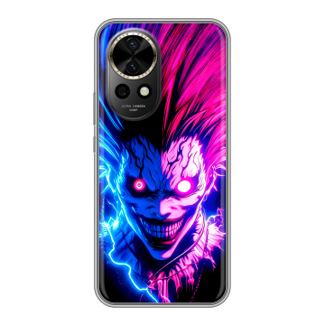 Силиконовый чехол на Huawei Nova 12 Pro с принтом Death note Тетрадь смерти