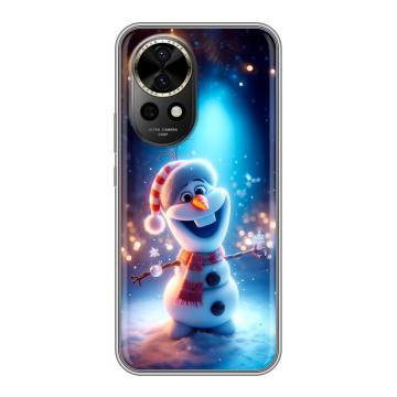 Силиконовый чехол на Huawei Nova 12 Pro с принтом Новый год