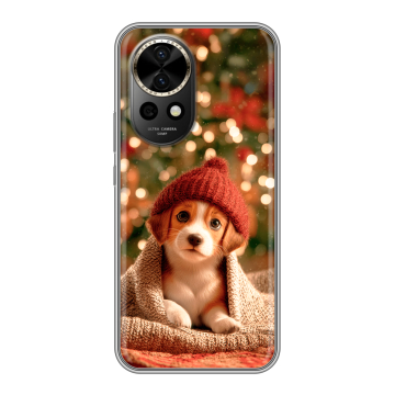 Силиконовый чехол на Huawei Nova 12 Pro с принтом Новый год