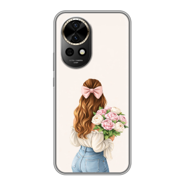 Силиконовый чехол на Huawei Nova 12 Pro с принтом женский Силиконовый чехол на Huawei Nova 12 Pro с принтом женский