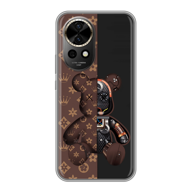 Силиконовый чехол на Huawei Nova 12 Pro с принтом Луи робот Силиконовый чехол на Huawei Nova 12 Pro с принтом Луи робот