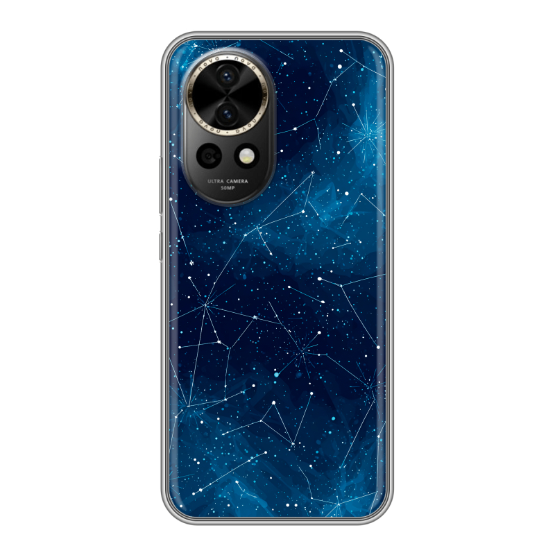 Силиконовый чехол на Huawei Nova 12 Pro с принтом Космос звезды Силиконовый чехол на Huawei Nova 12 Pro с принтом Космос звезды