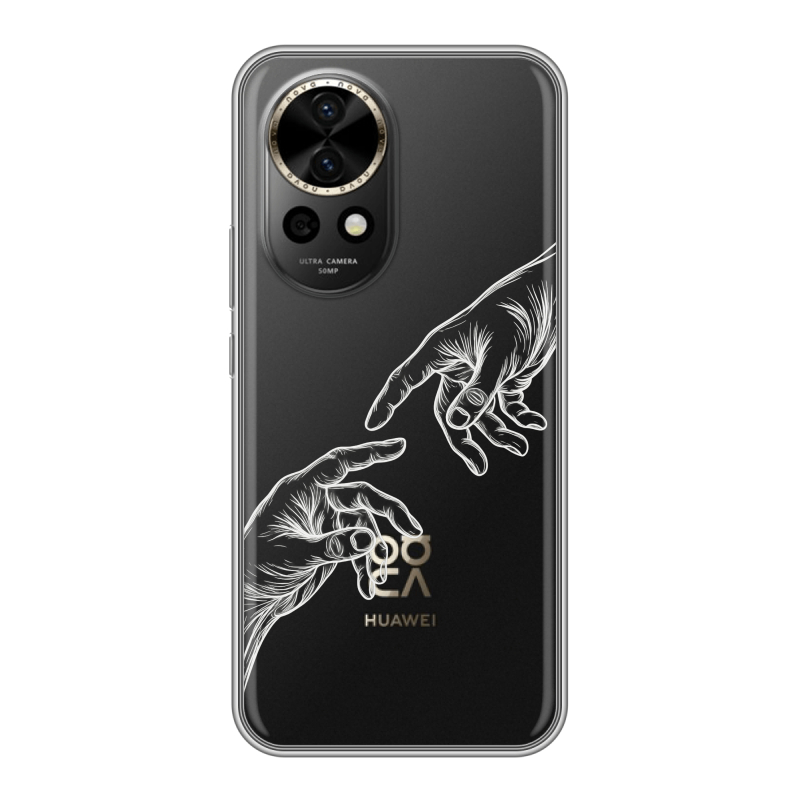 Силиконовый чехол на Huawei Nova 12 Pro с принтом Сотворение мира Силиконовый чехол на Huawei Nova 12 Pro с принтом Сотворение мира