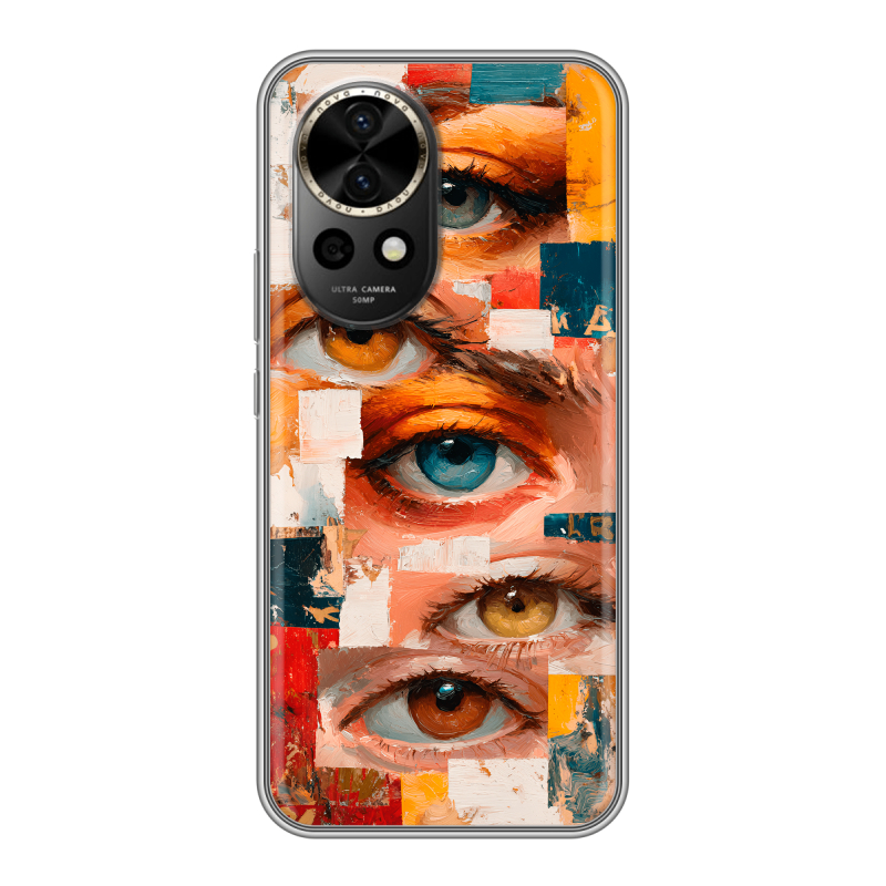 Силиконовый чехол на Huawei Nova 12 Pro с принтом Модный принт Силиконовый чехол на Huawei Nova 12 Pro с принтом Модный принт