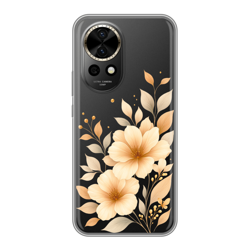 Силиконовый чехол на Huawei Nova 12 Pro с принтом для девушки Силиконовый чехол на Huawei Nova 12 Pro с принтом для девушки