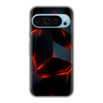 Силиконовый чехол на Google Pixel 9 с принтом Яркие абстракции