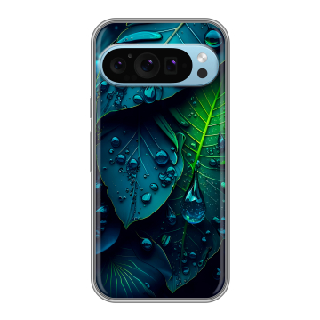 Силиконовый чехол на Google Pixel 9 с принтом Листья