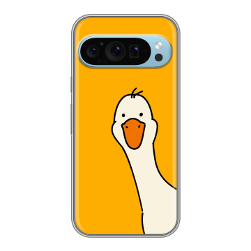 Силиконовый чехол на Google Pixel 9 с принтом Утка Силиконовый чехол на Google Pixel 9 с принтом Утка