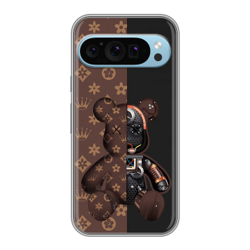 Силиконовый чехол на Google Pixel 9 с принтом Луи робот