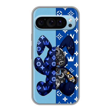 Силиконовый чехол на Google Pixel 9 с принтом Луи робот