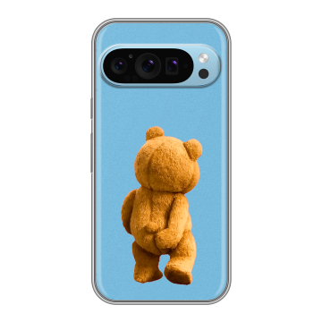Силиконовый чехол на Google Pixel 9 с принтом Медведь