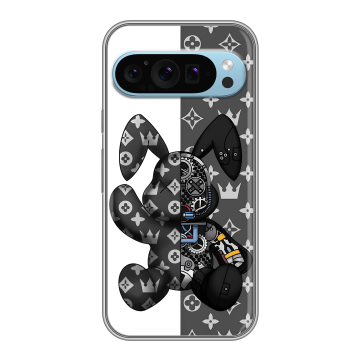 Силиконовый чехол на Google Pixel 9 с принтом Луи робот
