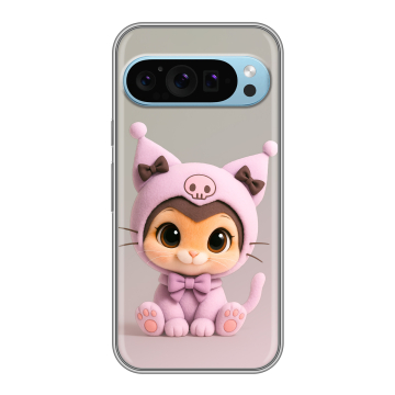 Силиконовый чехол на Google Pixel 9 с принтом Куроми Kuromi 