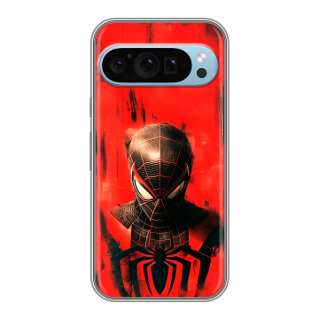 Силиконовый чехол на Google Pixel 9 с принтом человек паук spiderman