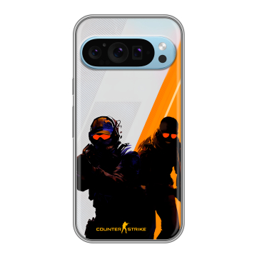 Силиконовый чехол на Google Pixel 9 с принтом Контер страйк Counter strike Силиконовый чехол на Google Pixel 9 с принтом Контер страйк Counter strike