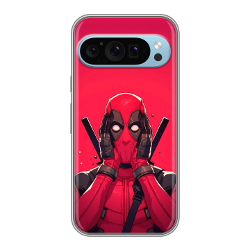 Силиконовый чехол на Google Pixel 9 с принтом Дедпул Deadpool Силиконовый чехол на Google Pixel 9 с принтом Дедпул Deadpool