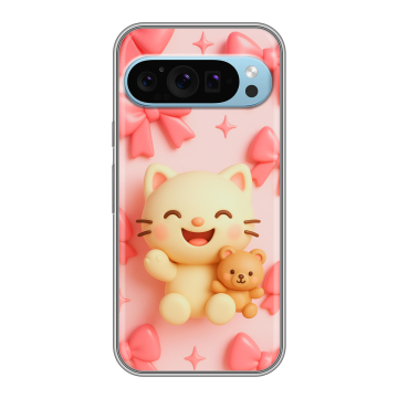 Силиконовый чехол на Google Pixel 9 с принтом для девочек