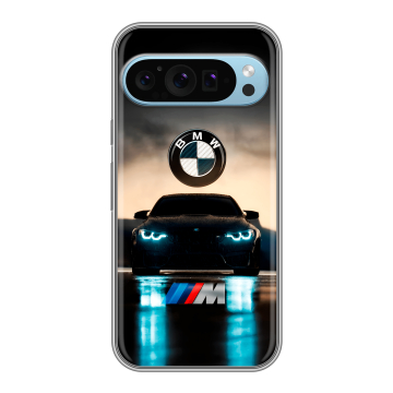 Силиконовый чехол на Google Pixel 9 с принтом БМВ BMW Силиконовый чехол на Google Pixel 9 с принтом БМВ BMW