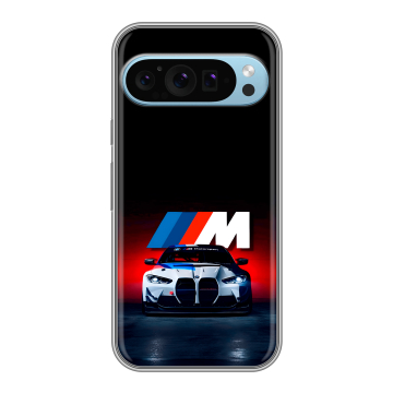 Силиконовый чехол на Google Pixel 9 с принтом БМВ BMW Силиконовый чехол на Google Pixel 9 с принтом БМВ BMW
