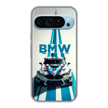 Силиконовый чехол на Google Pixel 9 с принтом БМВ BMW