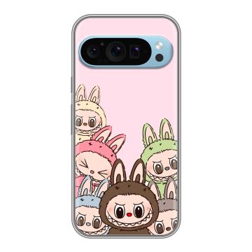 Силиконовый чехол на Google Pixel 9 с принтом Лабубу