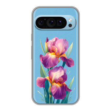 Силиконовый чехол на Google Pixel 9 с принтом Цветы орхидеи