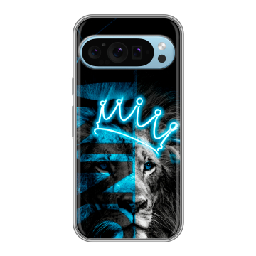 Силиконовый чехол на Google Pixel 9 с принтом Король лев