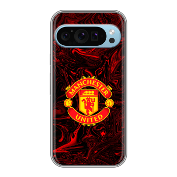 Силиконовый чехол на Google Pixel 9 с принтом Manchester United