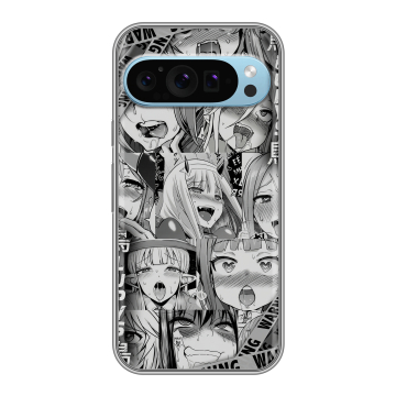 Силиконовый чехол на Google Pixel 9 с принтом Ahegao Ахегао Аниме