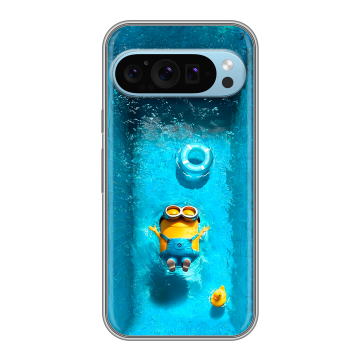 Силиконовый чехол на Google Pixel 9 с принтом Миньоны Силиконовый чехол на Google Pixel 9 с принтом Миньоны