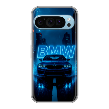 Силиконовый чехол на Google Pixel 9 с принтом BMW БМВ