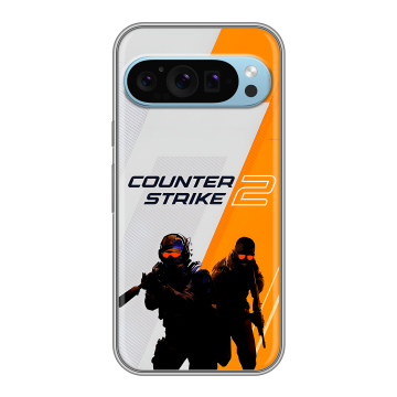 Силиконовый чехол на Google Pixel 9 с принтом Counter Strike