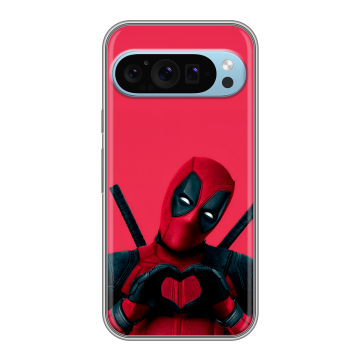 Силиконовый чехол на Google Pixel 9 с принтом Дедпул Deadpool Силиконовый чехол на Google Pixel 9 с принтом Дедпул Deadpool
