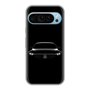 Силиконовый чехол на Google Pixel 9 с принтом Mercedes Мерседес