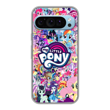 Силиконовый чехол на Google Pixel 9 с принтом My little pony Дружба чудо