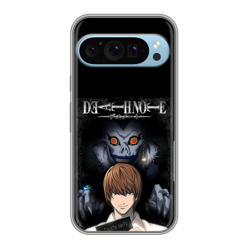 Силиконовый чехол на Google Pixel 9 с принтом Death note Тетрадь смерти