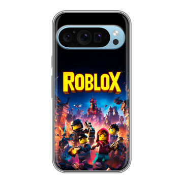 Силиконовый чехол на Google Pixel 9 с принтом Roblox Роблокс