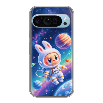 Силиконовый чехол на Google Pixel 9 с принтом Labubu Лабубу