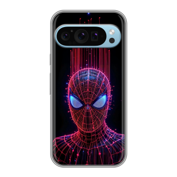 Силиконовый чехол на Google Pixel 9 с принтом Spiderman Человек паук