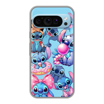 Силиконовый чехол на Google Pixel 9 с принтом Лило и Стич Силиконовый чехол на Google Pixel 9 с принтом Лило и Стич